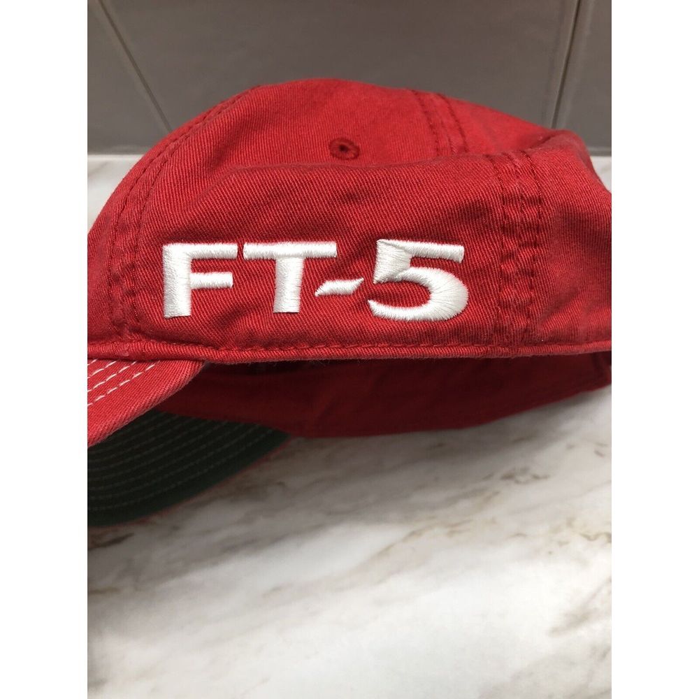 Red Callaway Golf Cap FT-5 Adjustable Hat‎ HX Tour White Stitching New Era - Picture 5 of 5